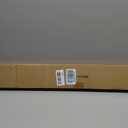 Cordless Vinyl Mini L Blinds 44" W x 48" H, 1" Slat White Horizontal Windows L Blind for Door, Shades, Camper, Light Filtering, Interiors, Arrive 1/2 Inch Narrower Indoor