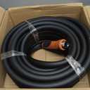 Giraffe Tools Garden Hose 5/8", Water Hose Heavy Duty, Flexible, Lightweight Hybrid Hose with Swivel Handle, 50ft Male to Female Fittings, Burst 600 PSI