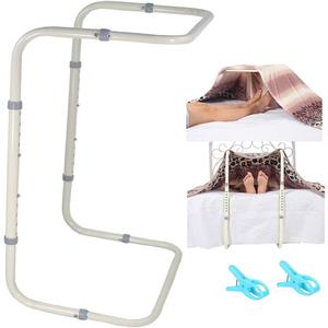 Zelen Blanket Lifter for Feet Lift Bar Sheet Riser Foot Tent Blanket Support Holder 26-34'' Adjustable Bed Cradle Assistance Device Hospital Bed Rail Accessories Leg Knee Ankle Post Surgery Recovery (Standard)
