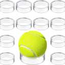 12 Pcs Sphere Holder, Clear Crystal Ball Stand Rock Display Stands, Sphere Stand for Decorative Eggs, Marbles, and Collectibles, Baseball Holders as Baseball Stands