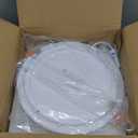 JARLSTAR 8 Inch LED Recessed Light with Junction Box, 6 Pack Ultra Thin LED Recessed Lighting.4000K Cool White, No Dimmable,18W 110V Eqv.Recessed Ceiling Canless Lights.Slim Can-Killer Downlight