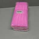 2 x YAOSHENG 200pcs Pink Straw 10.23" x 0.23"Solid Colors Flexible Drinking Straws, Plastic Disposable Bendy Straws (Pink)