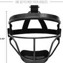Dinictis Softball Face Mask, Lightweight, Comfortable, with Wide Field Vision, Durable and Safe Face Guards, Premium Protective Softball Fielder's Mask