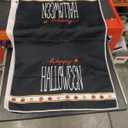Black Ghost Polka Dot Pumpkin Happy Halloween Kitchen Towels Dish Towels, 16x25 Inch Farmhouse Flower Bat Decoration Hand Towels Set of 2