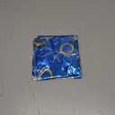 3 x Blue and Golden Rings Birthday Decorations, 40Inch Blue and Golden Rings Theme Number 6 Foil Balloons for Boy 6th Birthday Party Decor