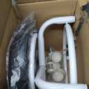 360 Rotating Low Stool, Rolling Pulley Low Stool with Wheels, Shoe Changing Makeup Cleaning with Wheels, Pedicure, Massage SPA and Home (Black)