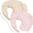 Nursing Pillow Covers ONLY Compatible with My Brest Friend Nursing Pillow (2 Pack Covers-Pillow NOT Included) (Oat&blush)