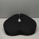 Car Seat Cushion for Long Driving, Extra Large Memory Foam Seat Cushion for Sciatica Pain Relief, Car Essentials Orthopedic Pillow for Back Support, Tailbone Pain Relief Cushion (Black)