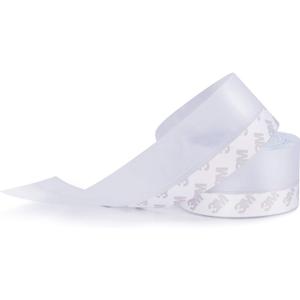 TAROSE Weather Stripping, 33 Feet Weather Seal Strip, Adhesive Silicone Tape (Transparent, 25MM) for Door, Shower, Window Draft Stopper (Lucent)