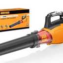 Alloyman Leaf Blower Cordless 40V, 650CFM Electric Leaf Blower with 22.0Ah Batteries and Charger, 3 Speed + Turbo Mode Battery Powered Blower for Lawn Care, Leaves, Dust, Snow, Brushless Motor