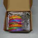 AceList 20 LED Colorful Lantern String Lights - Waterproof, Battery-Powered Decorative Lighting for Festivals, Parties, and Home Decor. Perfect for Weddings, Holidays, Camping, and Everyday Ambiance