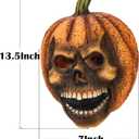 Halloween Pumpkin Skull Head Mask For Creepy Funny Dressing Up Men's Maquerade Pumpkin Cosplay