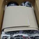 26" Black Glass Table Lamps Set of 2, 3-Way Dimmable Touch Control Living Room Lamp with USB C+A Ports & AC Outlet, Modern Bedside Lamps, Elegant Bedroom Lamps for Nightstand Side End Table Desk