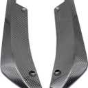 2 Pcs Car Rear Bumper Lip for Chevrolet Cruze Sedan II 2016-2018, Canard Diffuser Protector Rear Bumper Diffuser Car Accessories,Carbon Fiber