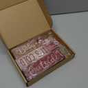 4 Pcs Christmas Table Decor Wooden Hot Cocoa Decoration Christmas Centerpiece Winter Tiered Tray Decor Decorative Red Hot Cocoa Block Signs Gift Farmhouse Xmas Decoration for Home Kitchen