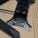 Frassie 28 inch Nylon Gaming Chair Base Replacement with Bottom Plate Stand Cylinder, 5 Casters (Black)