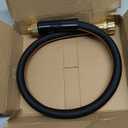 Giraffe Tools Garden Leader Hose 5/8 inch x 2.5ft, Short Water Hose Heavy Duty, Flexible, Lightweight Hybrid Hose with Bend Protection, Male to Female Fittings