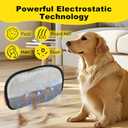 2 x Pet Hair Removal Gloves for Cats & Dogs, Reusable Electrostatic Grooming Gloves, Efficient Quick Hair Remover for Couch, Car Seat, Furniture, Carpet & Bedding (2 Pcs)