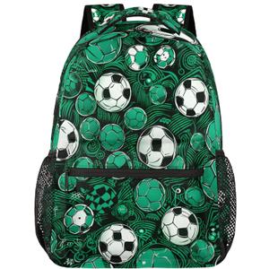 College Backpack for Women Men, Football Soccer Large Capacity School Bookbag, Lightweight Travel Backpack for Weekender Business Hiking