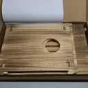Large Wooden Router Box Hider, 15.3" x 9.8" x 10.2" - Elegant Desktop WiFi Cover Shelf & Projector Stand - Cable Management Wood Storage Cabinet for Home, Brown