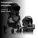 Evenflo Pivot Modular Travel System with LiteMax Infant Car Seat (Casual Gray)