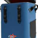 Magnetic Backpack Cooler Bag, Cold Retention Soft Coolers 30 Can Insulated Soft Sided Cooler with Waterproof Bag