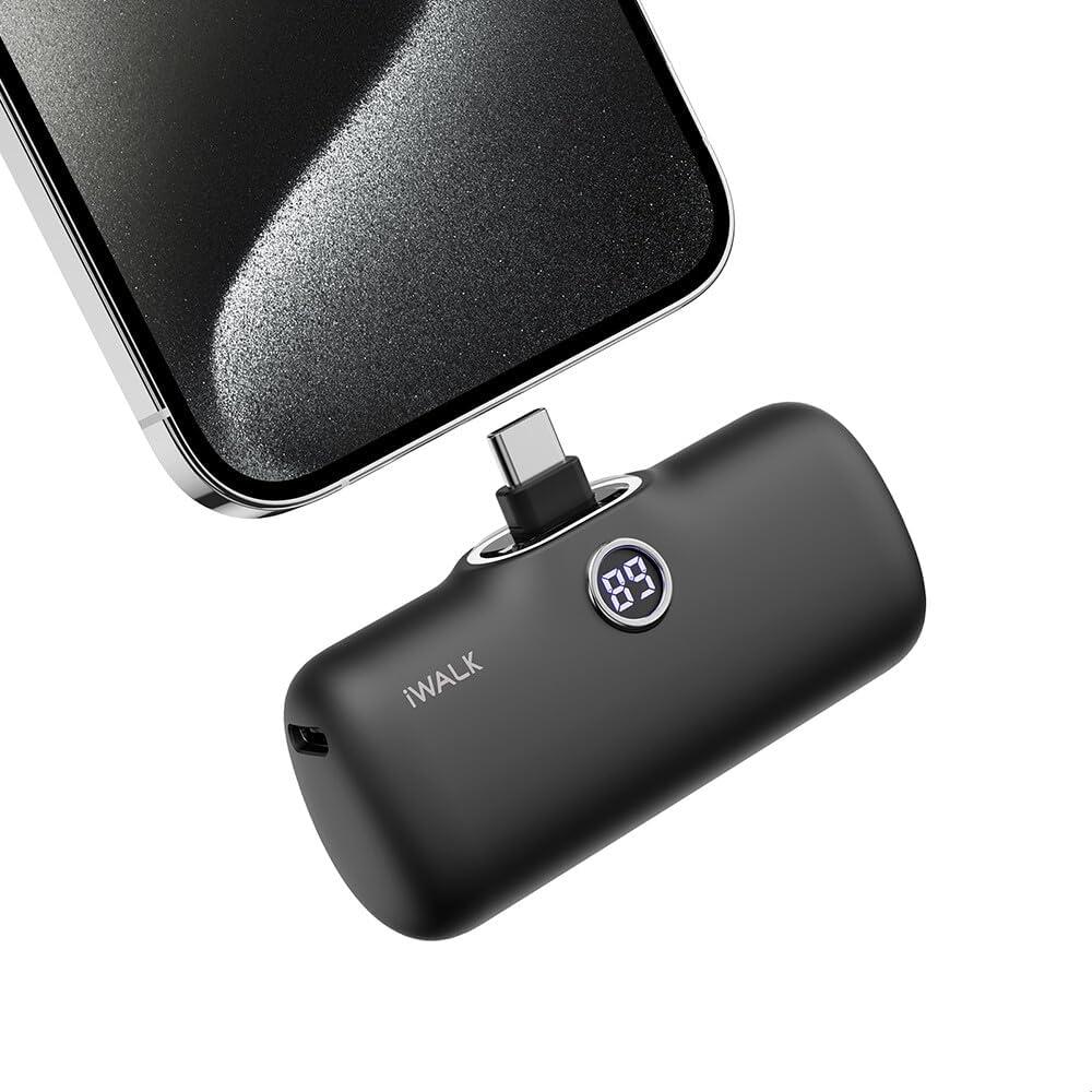 iWALK USB-C Portable Charger for iPhone 17/16/15, Mini 20W 4,800mAh Wireless Power Bank Fast Charging Travel Battery Pack Compatible with iPhone 17/16/15 Plus/17 Pro/17 Pro Max, Andriod Phone Samsung iWALK USB-C Portable Charger for iPhone 17/16/15, Mini 20W 4,800mAh Wireless Power Bank Fast Charging Travel Battery Pack Compatible with iPhone 17/16/15 Plus/17 Pro/17 Pro Max, Andriod Phone Samsung