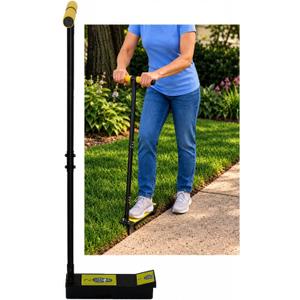 GEARBOX TOOLS Garden Edger, Edger Lawn Tool, Manual Lawn Edger Tool, Heavy Duty Steel Garden Edger, Edging Tool for Landscaping, Full 12-Inch Cut, Alternative to Half Moon Edger, Lawn Edger