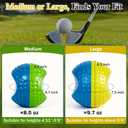Golf Training Aid Ball and Armband, Golf Swing Trainer for Consistent Precise Swing, Fix Slicing, Scooping Chicken Wing, Golf Training Tool with Armband, Adjustable Lanyard, Storage Bag Golfer