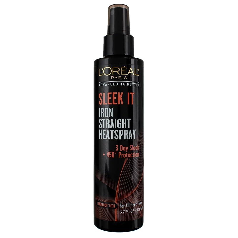 L'Oral Paris Advanced Hairstyle SLEEK IT Iron Straight Heatspray, 5.7 fl. oz.