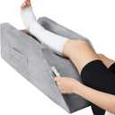 Leg Elevation Pillow,Leg Wedge Pillows for After Surgery,Injury and Rest,Memory Foam Elevating Pillow for Legs Sweeling and Sleeping Blood Circulation,Legs Pain Relief Recovery