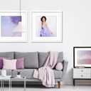 THREELOVE 24x24 Frame White, Display Picture 20x20 with mat or 24x24 Without mat, Photo Poster Picture Frame Wall Mounting Home Decor, 3 PCS