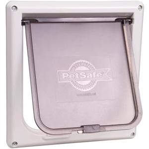PetSafe Interior Cat Door: 2-Way Locking, Indoor Pet Door Flap - Tinted Privacy Door for Cat Litter Box or Pet Feeder, Built-in Door Lock, Durable Door Frame, DIY Easy Install, Hardware Kit Included