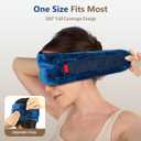 2 x Comfytemp Heated Eye Sleep Mask for Dry Eyes, Fsa Eligible, Microwavable Moist Heating Pad for Stye, Dark Circle, Steam Warm Compress Sleeping Face Mask, Hsa Store, Get Well Gift - Not Washable