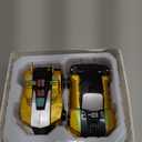 Aimery Collision Transforming Dinosaur Car Toy, 2 Magnetic Cars Convert into Dinosaur Toys,Dino Robot Toy, Boys Toys,Kids Toys, Party Birthday for Kids (Golden)