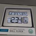La Crosse Technology 513-1419BLv4-INT Backlight Atomic Full Calendar Clock with Extra Large Digits