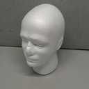 Male Wig Display Mannequin Head Stand Model Styrofoam Foam White
