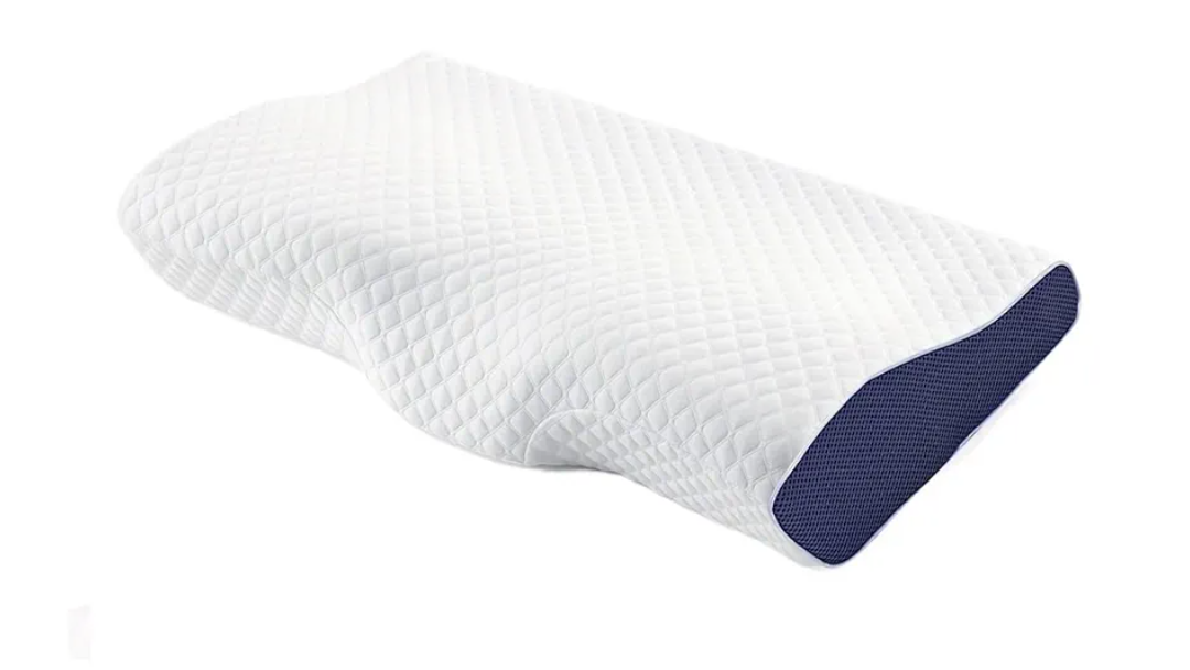 1pc Memory Foam Pillow Neck Pillows(Blue)