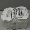 Hortsun 10 Pieces Decorative LED Light up Number Letters White Plastic Marquee Number Light up Sign for Night Wedding Party Decor Birthday Christmas Home Bar Decoration