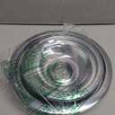 W10196405 W10196406 Stove Burner Drip Pans for Electric Stove Top-Compatible with Whirlpool Electric Range-Thickening to Prevent Bent-Set of 4 Chrome Drip Pans, Silver