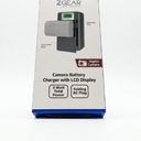 ZGEAR - Universal Camera Battery Charger W/LCD Charge Display