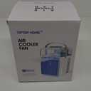 Portable Air Conditioner Fan, Rechargeable 4-IN-1 Personal Mini Cooler Humidifier, 3-Speed Evaporative Air Cooler with 7 Color Lights, Cordless AC Desktop Spray Fan, Quiet Desktop Cooling Fan