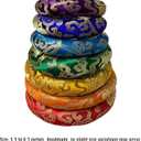 7 Pieces Handmade Singing Bowl Cushion Set, Singing Bowl Accessory Pillow Pad for 6-12 Inch Tibetan Crystal Sound Bowl