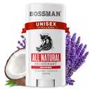 Bossman Unisex, All Natural Deodorant for Men & Women | Aluminum Free | 24 Hours of Protection | Hammer Scent