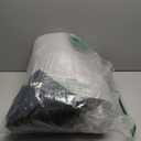 Waterproof Leather Dog Bed Crate Mat, Durable Pet Mattress for Medium Dogs, Wipeable Easy to Clean Black Vinyl Pad (28"L x 19"W x 3"Th)