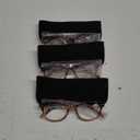 Reading Glasses Women Cute Small Round Readers +2.00 for Small Head/Petite Face,Tortoiseshell Lightweight Cheaters Reading Glasses w/Comfortable Spring Hinges 3 Pack