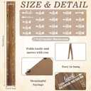 Eersida Growth Chart for Wall Kids Height Growth Chart Wooden Ruler Nursery Wall Decor Boys Girls Height Measurement Loved Beyond Measure for Room Hanging Decor(Novel Style)