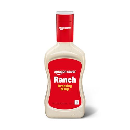 Amazon Brand - Happy Belly Ranch Dressing, 16 Fl Oz, Pack 6, BB 13 JUL 2026