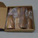 4pcs Acacia Mini Wooden Spoons, Wooden Coffee Scoops Versatile Coffee Bean Measuring Spoon Sugar Flour Tablespoon Kitchen Supply for Jars Canisters