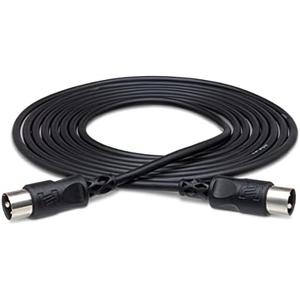 Hosa MID-310BK MIDI Cable, 5-pin DIN to Same, 10 Feet